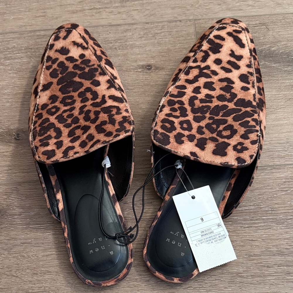 a new day Leopard Print Mules